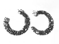 Earrings "Cosmos Criolla Ag"