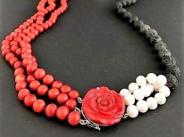 Necklace "Rose"