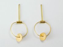 Earrings "Disc d'or"